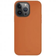 Dėklas Uniq Lino Hue iPhone 15 Pro Max 6.7  case Magclick Charging Oranžinis/sunset Oranžinis