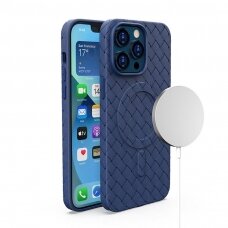 Dėklas Woven iPhone 13 Pro - tamsiai mėlynas