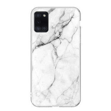 Samsung Galaxy A02s Dėklas Wozinsky Marble TPU Baltas