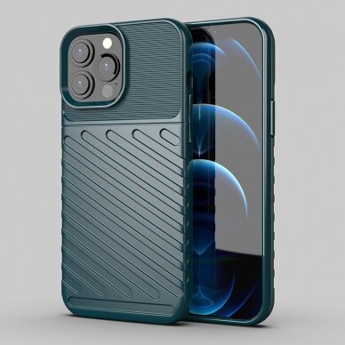 Dėkals Thunder Case Flexible iPhone 13 Pro Max žalias 1