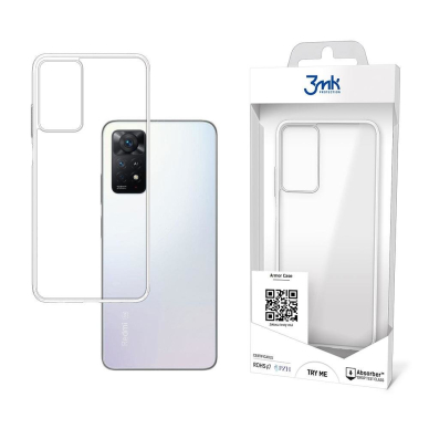 Dėklas 3mk Armor Case Xiaomi Redmi Note 11 Pro 4G/5G Skaidrus