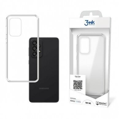 Samsung Galaxy A33 Dėklas 3MK Clear Case 5G Skaidrus