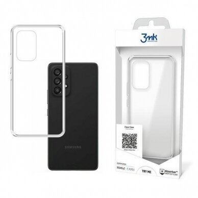 Samsung Galaxy A53 5G Dėklas 3MK ClearCase Skaidrus