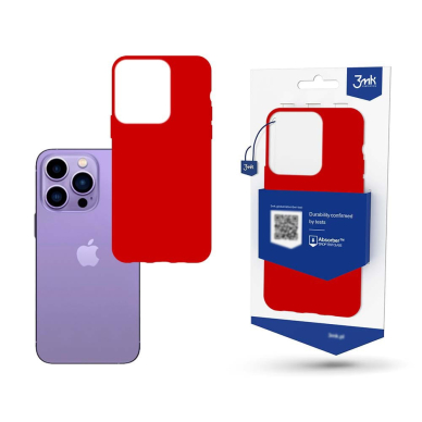 Dėklas 3mk Matt Case Apple iPhone 14 Plus raudonas  1