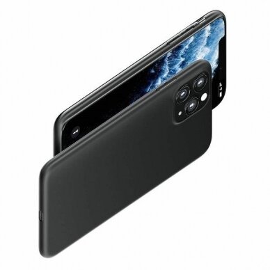 Iphone 11 Dėklas 3MK Matt Case Juodas 4