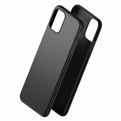 Iphone 11 Dėklas 3MK Matt Case Juodas