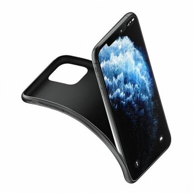 Iphone Xr Dėklas 3MK Matt Case Juodas 2