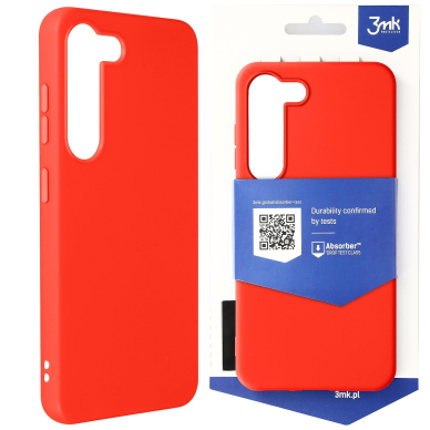 Dėklas 3mk Matt Case Samsung S916 S23 Plus 5G raudonas 1