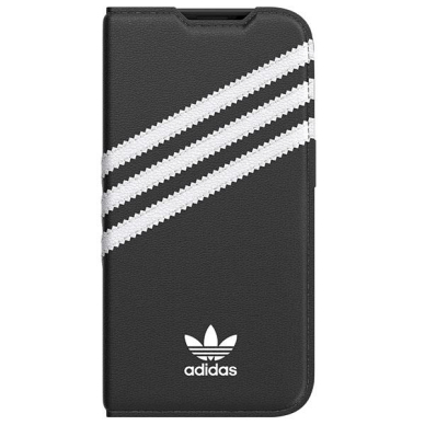 Dėklas Adidas OR Booklet PU iPhone 14 Pro Juodas/baltas 50196 1