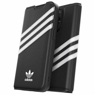 Dėklas Adidas OR Booklet PU iPhone 14 Pro Juodas/baltas 50196 8