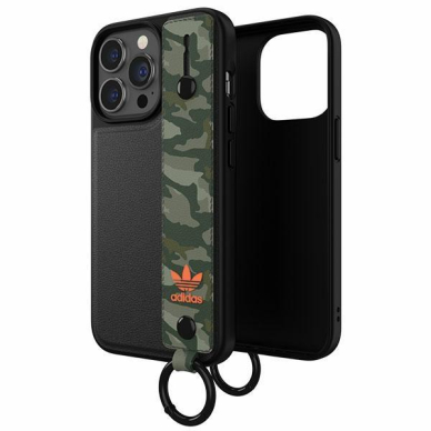 Dėklas Adidas OR Hand Strap iPhone 13 Pro /13 Juodas/žalias 47111 6