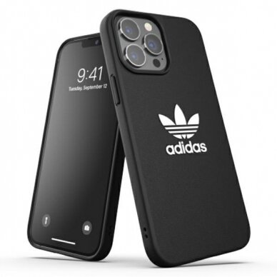 Dėklas Adidas OR Moulded BASIC iPhone 13 Pro Max Juodas 47128