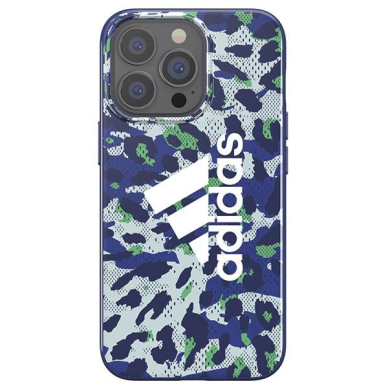 Dėklas Adidas OR Snap Leopard iPhone 13/13 Pro Mėlynas 47260 1