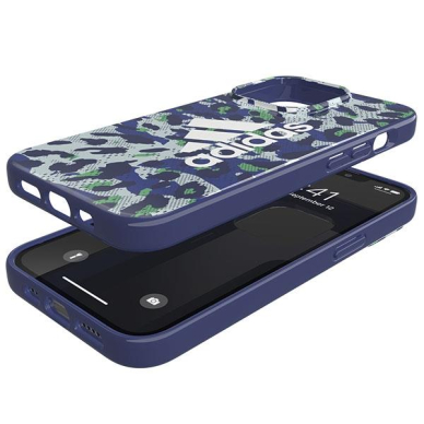 Dėklas Adidas OR Snap Leopard iPhone 13/13 Pro Mėlynas 47260 5