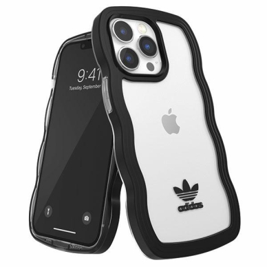 Dėklas Adidas OR Wavy iPhone 13 Pro /13 Juodas/permatomas 51900