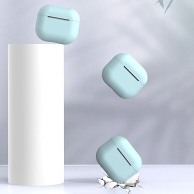 Dėklas AirPods 2 / AirPods 1 silicone soft Baltas (case C) 5