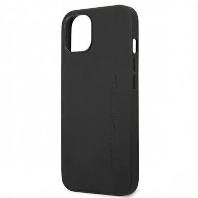 Dėklas AMG AMHCP13SDOLBK iPhone 13 mini 5,4" Juodas hardcase Leather Hot Stamped 5