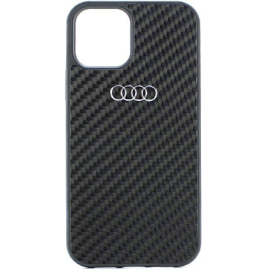 Dėklas Audi Carbon Fiber iPhone 12/12 Pro Juodas AU-TPUPCIP12P-R8/D2-BK 3