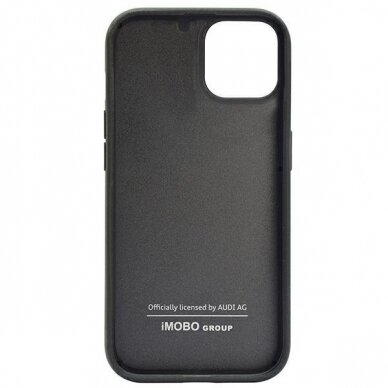 Dėklas Audi Carbon Fiber Stripe iPhone 14 Juodas AUS-TPUPCIP14-R8/D1-BK 4