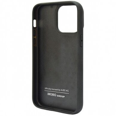 Dėklas Audi Carbon Fiber Stripe iPhone 14 Pro Max Juodas AUS-TPUPCIP14PM-R8/D1-BK 4