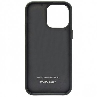 Dėklas Audi Carbon Fiber Stripe iPhone 14 Pro Max Juodas AUS-TPUPCIP14PM-R8/D1-BK 5