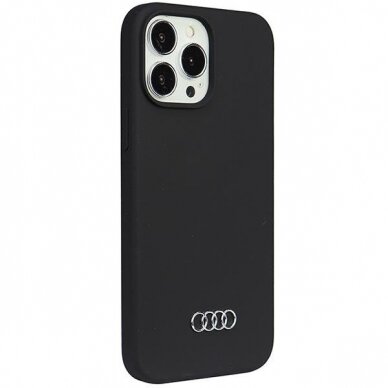 Dėklas Audi Silicone iPhone 13 Pro Max Juodas AU-LSRIP13PM-Q3/D1-BK 1