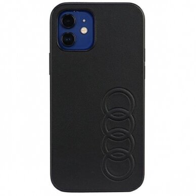 Dėklas Audi Synthetic Leather iPhone 11 Pro Juodas AU-TPUPPCIP11-TT/D1-BK