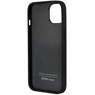 Dėklas Audi Synthetic Leather iPhone 14 Juodas AU-TPUPPCIP14-TT/D1-BK 5