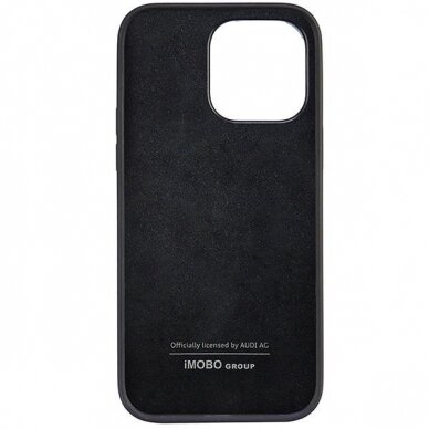 Dėklas Audi Synthetic Leather iPhone 14 Pro Max Juodas AU-TPUPPCIP14PM-TT/D1-BK 3