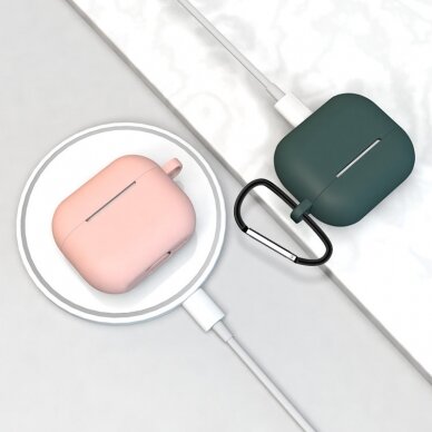 Dėklas ausinėms Apple AirPods 3 Tamsiai mėlynas (case D) 8