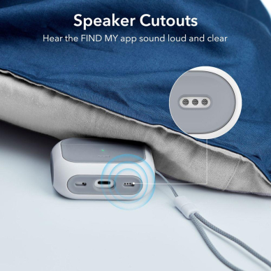 Dėklas ausinėms ESR ORBIT HALOLOCK MAGSAFE Apple AIRPODS PRO 1 / 2 Baltas 6