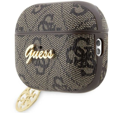 Dėklas ausinėms Guess 4G Charm Collection GUAP2G4GSMW AirPods Pro 2 Rudas 2