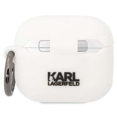 Dėklas ausinėms Karl Lagerfeld Choupette KLACA3SILKCW AirPods 3 Baltas 1