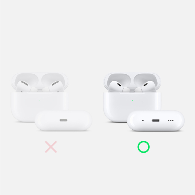 Dėklas ausinėms Ringke Onyx AirPods Pro 2 Pilkas 11