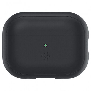 Dėklas ausinėms Spigen SILICONE FIT STRAP Apple AIRPODS PRO 1 / 2 Juodas 1