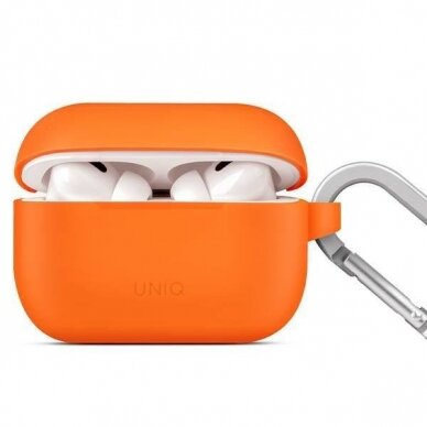 Dėklas ausinėms Uniq Vencer AirPods Pro 2 gen. Oranžinis