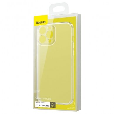 Dėklas Baseus Frosted Glass iPhone 13 Pro Max Skaidrus (ARWS000202) 4