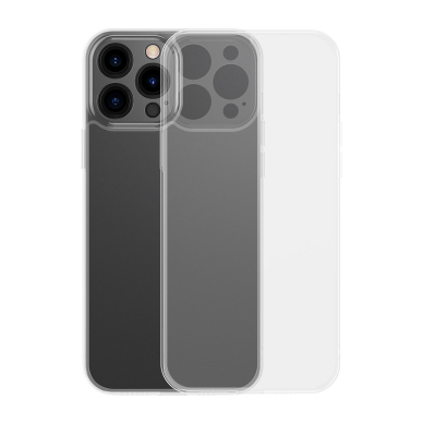 Dėklas Baseus frosted glass iphone 13 pro max Skaidrus (arws000802)