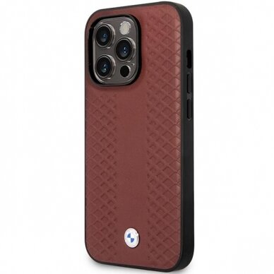 Dėklas BMW BMHCP14L22RFGR iPhone 14 Pro Bordo 1