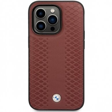 Dėklas BMW BMHCP14L22RFGR iPhone 14 Pro Bordo 2