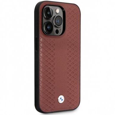 Dėklas BMW BMHCP14L22RFGR iPhone 14 Pro Bordo 3