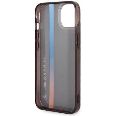 Dėklas BMW IML Tricolor Stripe BMHCP14S22HVGV iPhone 14 Juodas 6