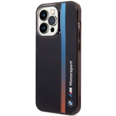 Dėklas BMW IML Tricolor Stripe BMHCP14X22HVGV iPhone 14 Pro Max Juodas 1