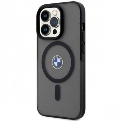 Dėklas BMW Signature MagSafe BMHMP14LDSLK iPhone 14 Pro Juodas 1