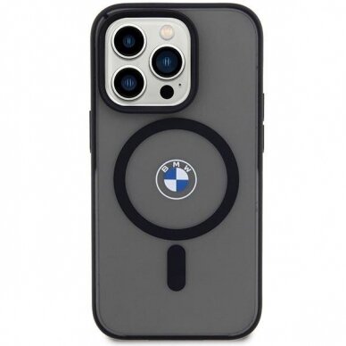 Dėklas BMW Signature MagSafe BMHMP14LDSLK iPhone 14 Pro Juodas 2