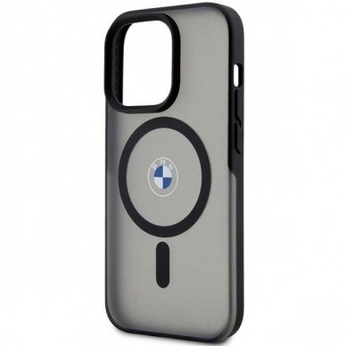 Dėklas BMW Signature MagSafe BMHMP14LDSLK iPhone 14 Pro Juodas 5