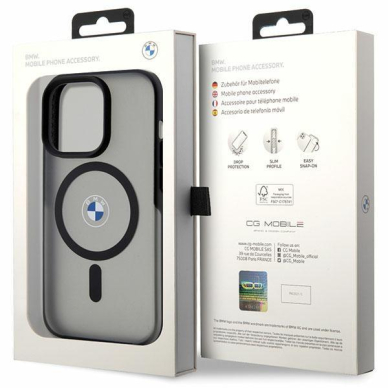 Dėklas BMW Signature MagSafe BMHMP14XDSLK iPhone 14 Pro Max Juodas 7