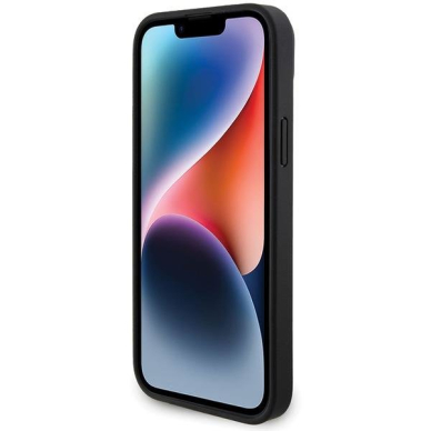 Dėklas BWM Leather Carbon  iPhone 15 Plus - Juodas 4