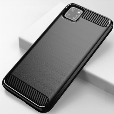 Dėklas Carbon Case Flexible Huawei Y5p Juodas DZWT2129 12