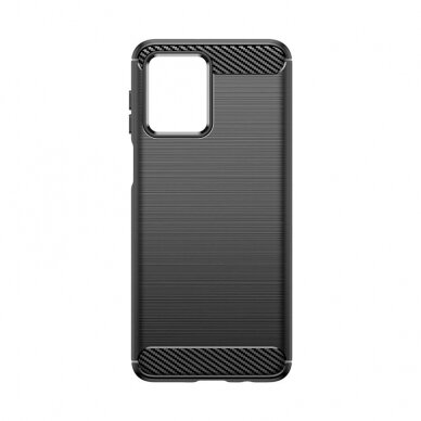 Dėklas Carbon Case for Motorola Moto G54 - Juodas 2